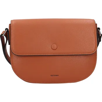 Kabelka Kožená dámská crosbody kabelka Katana Amálie - koňak