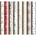 Balící papír vánoční role 1000x70 mix č.6