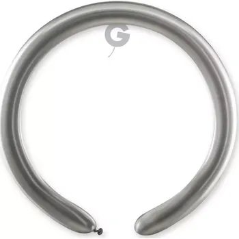 Balónek modelovací #089 SHINY stříbrný (100ks/bal) (Balónek modelovací #089 SHINY stříbrný (100ks/bal))