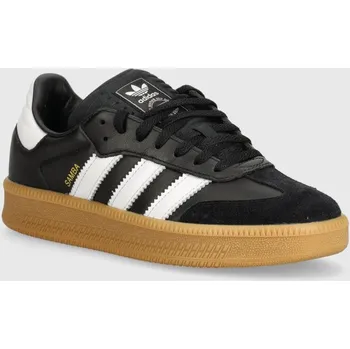 Dámská obuv Kožené tenisky adidas Originals Samba XLG IE1379 černá 99X, EUR 37 1/3