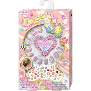 Přípravek na nehty Sada ozdobných nehtů Jednorožec