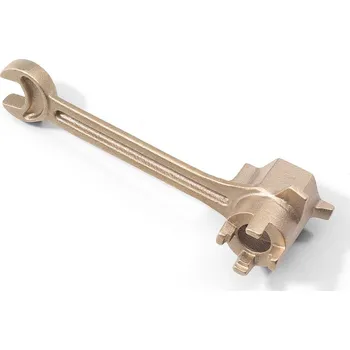 Klíč Univerzální sudový klíč z mosazi, pro otevírání sudových uzávěrů a vík