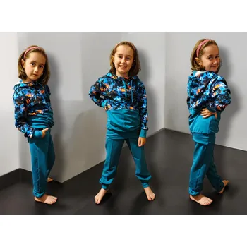 Chlapecká mikina Klučičí mikina dinosauři v pralese Klučičí mikina