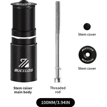 Vidlice na kolo Bike tuning centrum Adaptér nástavec A-head 28,6 / 28,6 prodloužení 100 mm černý