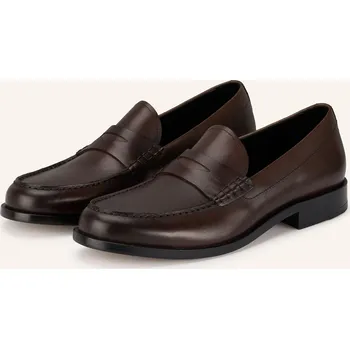 Pánské mokasíny Boss Pánské Mokasíny Typu Penny Tayil, tmavě hnědá, 46