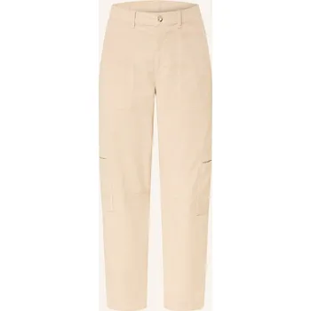 Dámské kalhoty Marc Aurel Dámské Cargo Kalhoty Z Manšestru, krémová, 38