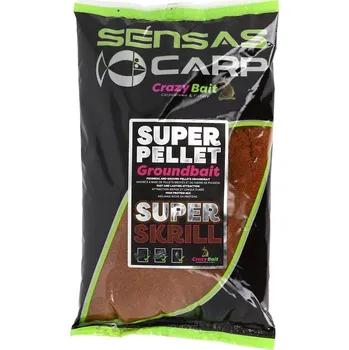 Návnadová surovina Sensas krmení Crazy Super Krill (krill) 1kg