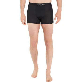 Boxerky Pánské merino boxerky ICEBREAKER Mens 125 Cool-Lite Anatomica Boxers, Black velikost: M