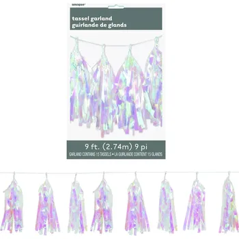 Střapcová girlanda holografická (Střapcová girlanda holografická)