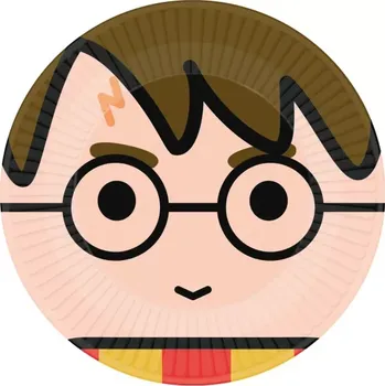 Talíř EKO Papírové party talíře Harry Potter Fun 23 cm