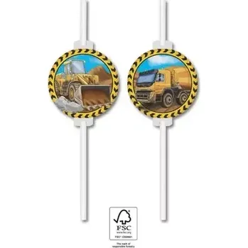 Papírová brčka - Staveniště