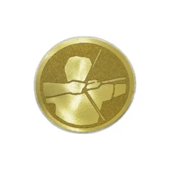 Emblém Lukostřelba Ø25 mm, Barva Zlato