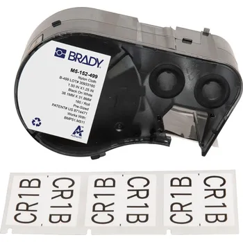 Pásek do tiskárny Brady M5-152-499 / 170930, 38.10 mm, Nylon, černý tisk / bílý podklad