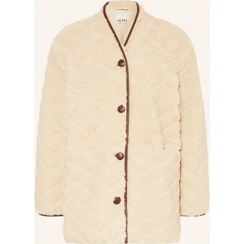 Dámský kabát Ichi Dámský Plyšový Kabát Ihsolava, béžová, 38
