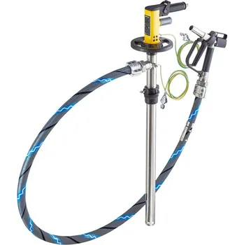 Čerpadlo Sudové čerpadlo s pneu pohonem pro ředidla, bezezbytkové vyprazdňování sudu, 1000 mm ponorná hloubka