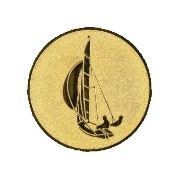 Kovový emblém Jachting Ø25 mm, Barva Bronz