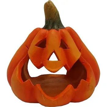 Vánoční dekorace GOBA Keramická dýně svícen 16 × 16 cm