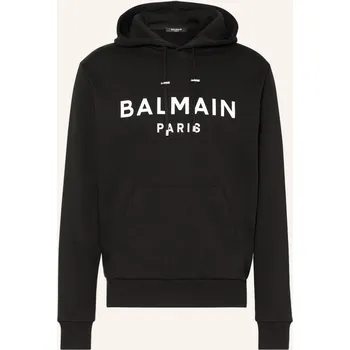 Pánská mikina Balmain Pánská Mikina S Kapucí, černá, L