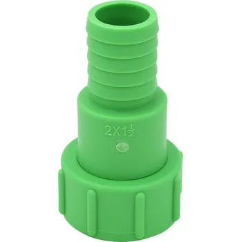 Ventil Adaptér IBC, s hadicovou objímkou 1,5, s hrubým závitem S60x6, ochrana proti zkroucení, BJ = 3 ks