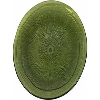 Talíř Mediterranea Lifestyle ECO Talíř z recyklovaného skla, pr. 28 cm, olivově zelená (balení obsahuje 6ks) (DOPRODEJ)|Ego Dekor