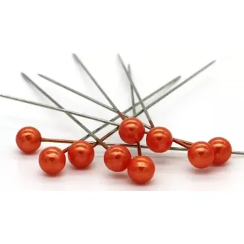 Party dekorace Špendlíky oranžové 55 mm - 144 ks