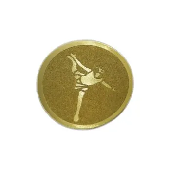 Emblém Krasobruslení Ø25 mm, Barva Zlato