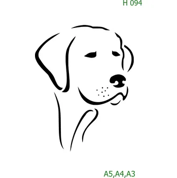 Šablona H 094 - A3 , Nelepící folie