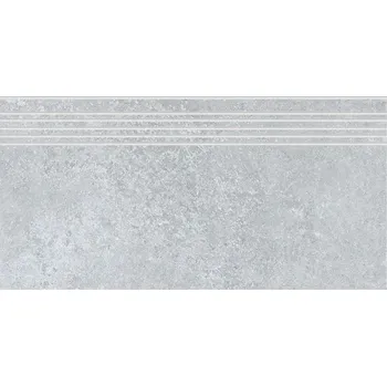 Stavebniny RAKO Schodovka Rako Abetone šedá mat rektifikovaná 30x60 DCPSR838 DCPSR838