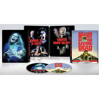 Blu-ray film Noc oživlých mrtvol - 4K Ultra HD Blu-ray + Blu-ray Steelbook (bez CZ)