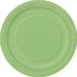 EKO Talířky papírové - limetkově zelené 23cm 8ks