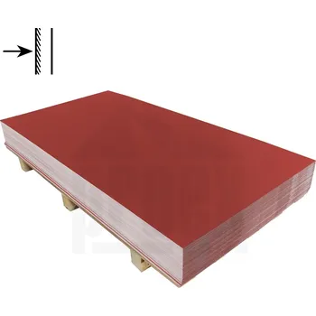 Plech Lindab ELITE - Tabule jednostranná tmavě červená RAL 3009 - 0,5x1230x2000mm