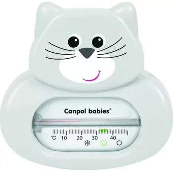 teploměr do vody pro miminko Canpol babies Teploměr do vody Kočička Šedá