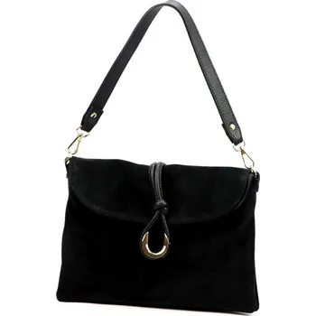 Kožená kabelka Luka 25-002 - černá