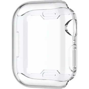 Pouzdro z měkkého plastu s ochranou displeje pro Apple Watch 41mm - čiré