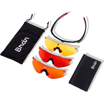 Počítačové brýle BrainMax Brýle blokující modré světlo, 3 výměnná skla Brýle s výměnnými skly pro nastavení úrovně blokace modrého a zeleného světla