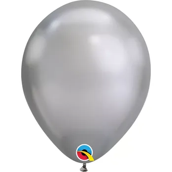 Balónek Balónek Qualatex CHROME 11"/28cm stříbrný (100ks v balení) (Balónek Qualatex CHROME 11"/28cm stříbrný (100ks v balení))