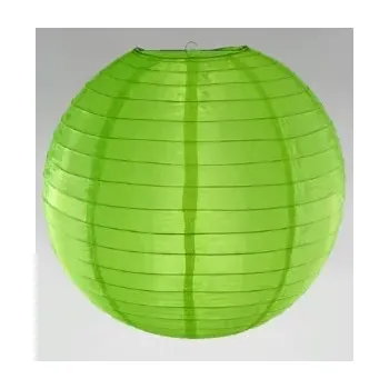 Lampion kulatý 30 cm zelený