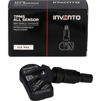 Čidlo automobilu TPMS senzor INVENTO Europa USA 433/315 MHz ALL-Sensor s hliníkovým ventilem, Invento INVTS11