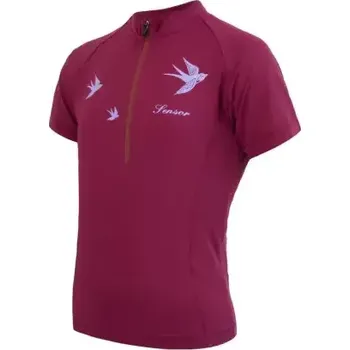 cyklistický dres Sensor Coolmax Entry dětský dres krátký rukáv Lilla Swallow vel. 120