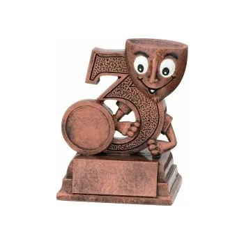 Resinová Soška 3.místo 9,5 cm, Výška 9,5 cm