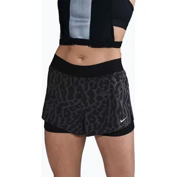 Dámské kraťasy Dámské běžecké šortky Nike Swift Dri-Fit Mid-Rise 2in1 black / black