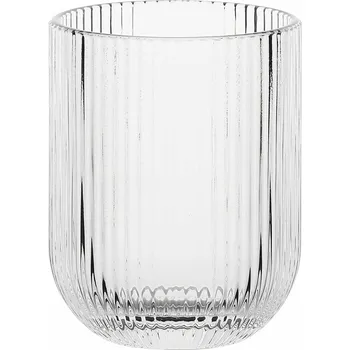 Sklenice ROSE&TULIPANI TWISTY 260 ml - spirálová sklenice na vodu a nápoje, čirá