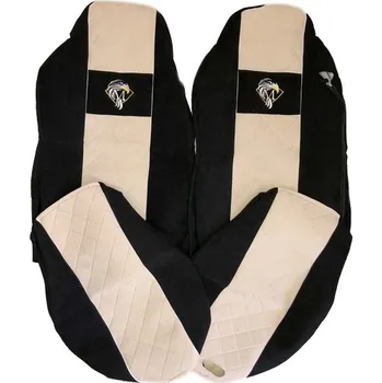 Potah sedadla Potahy sedadel MERCEDES č.131 - manšestr - šedo/černé