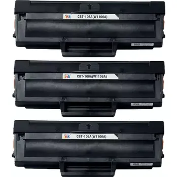 Počítač Starink kompatibilní toner HP 106A, HP W1106A (Černý) 3-PACK