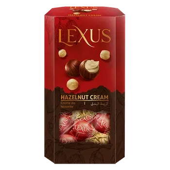 Cukrovinka Pralinky LEXUS 140 g BOX - OŘÍŠEK (pralinky s oříškovou příchutí)