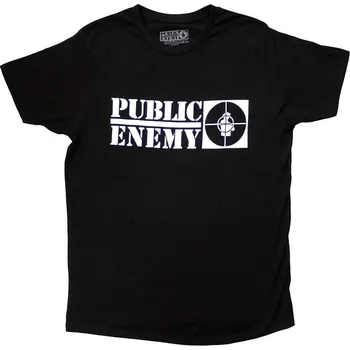 Pánské tričko Tričko Public Enemy - Crosshairs Logo