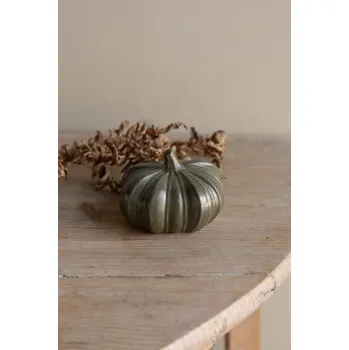 Podzimní dekorace dýně Hovsjö Green 11 cm