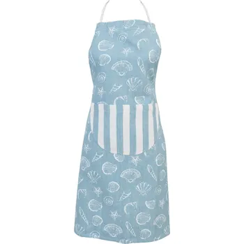 Kuchyňská zástěra Modrá zástěra Sea Shells - 70*85 cm