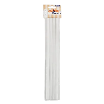 PME 100 ks 30 cm - plastové sloupky do patrových dortů s možností zkrácení, bílé