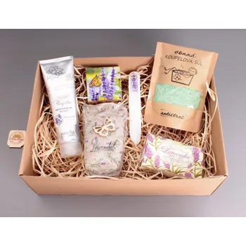 Dárkový potravinový koš Dárkový balíček - Levandule